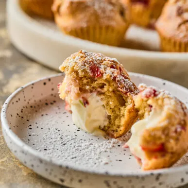 Epres muffin air fryerben (Fotó: Street Kitchen)