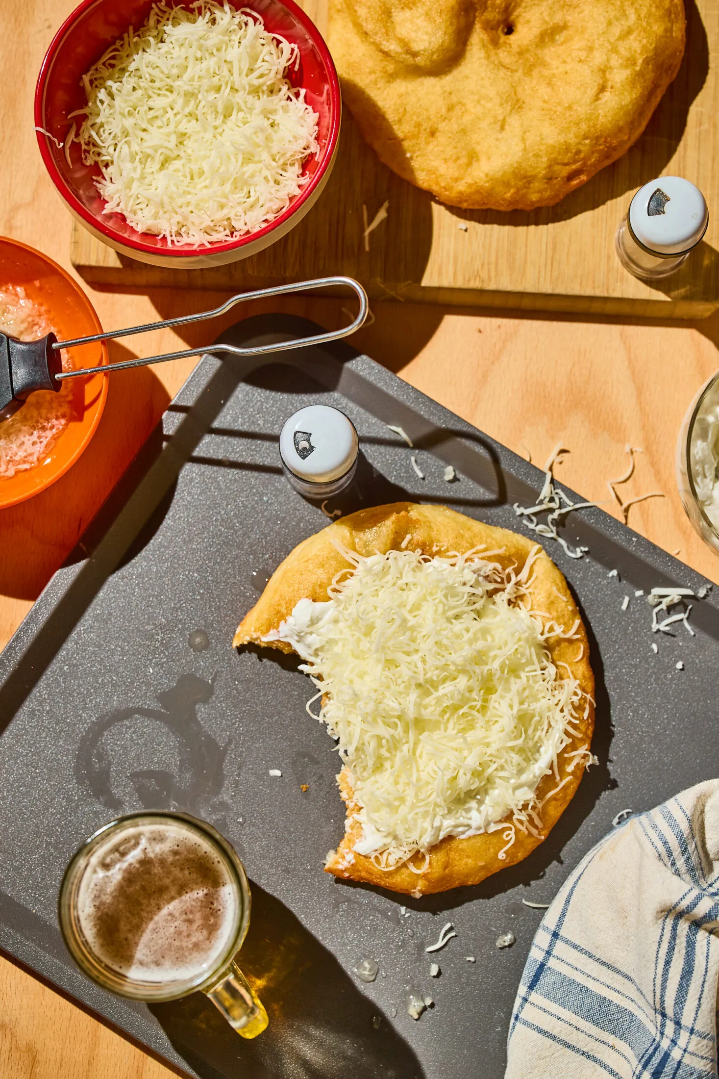 Nagyiféle krumplis lángos