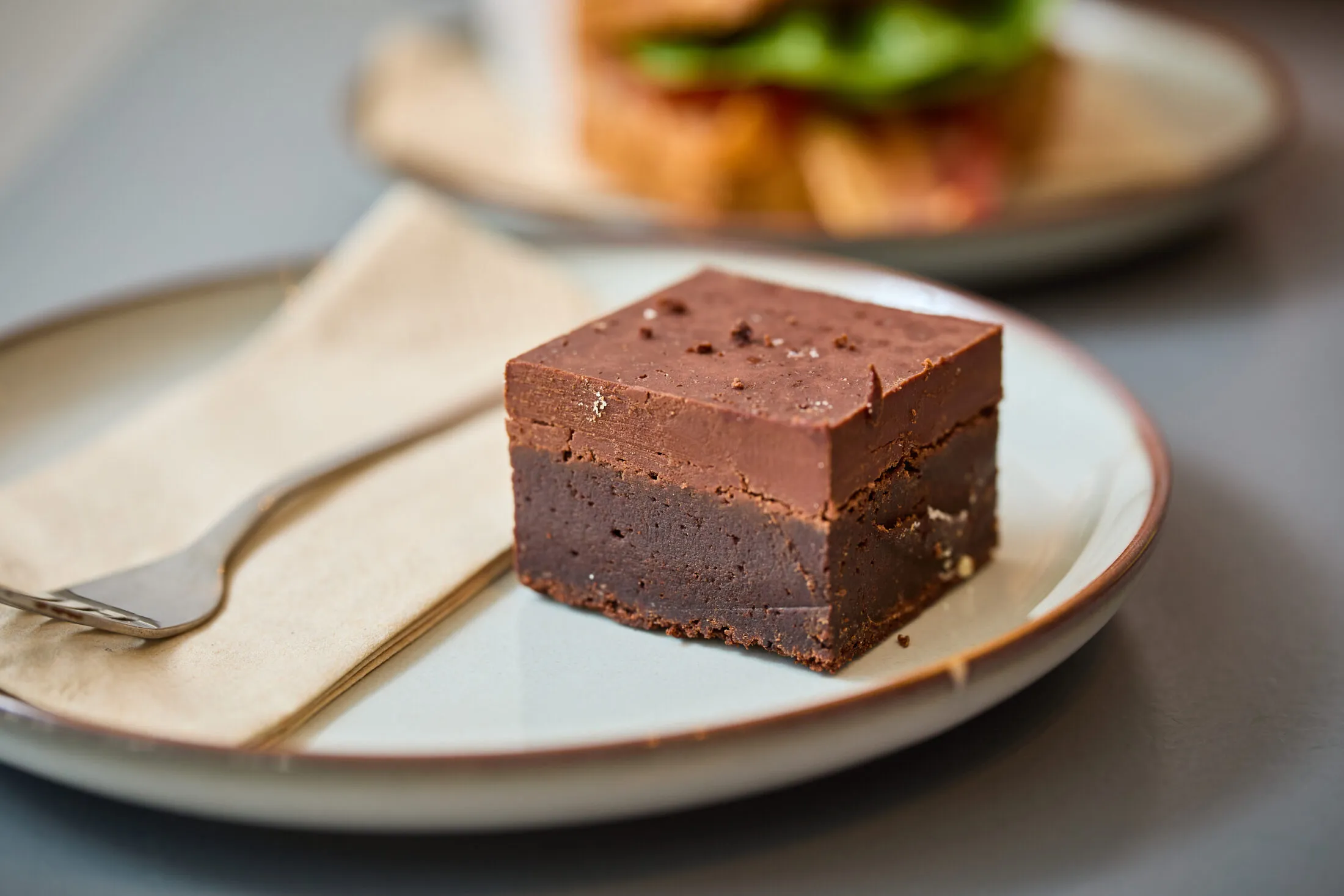 Csokis brownie a Nanu coffee and stuffban