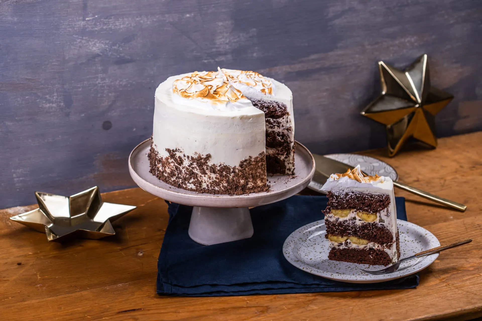 Sztracsatellás banántorta