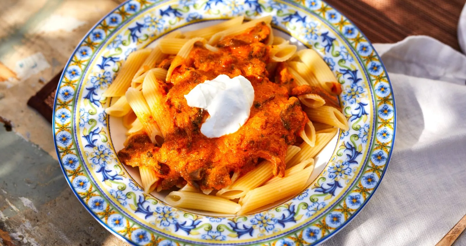 Pasta alla gombapaprikás