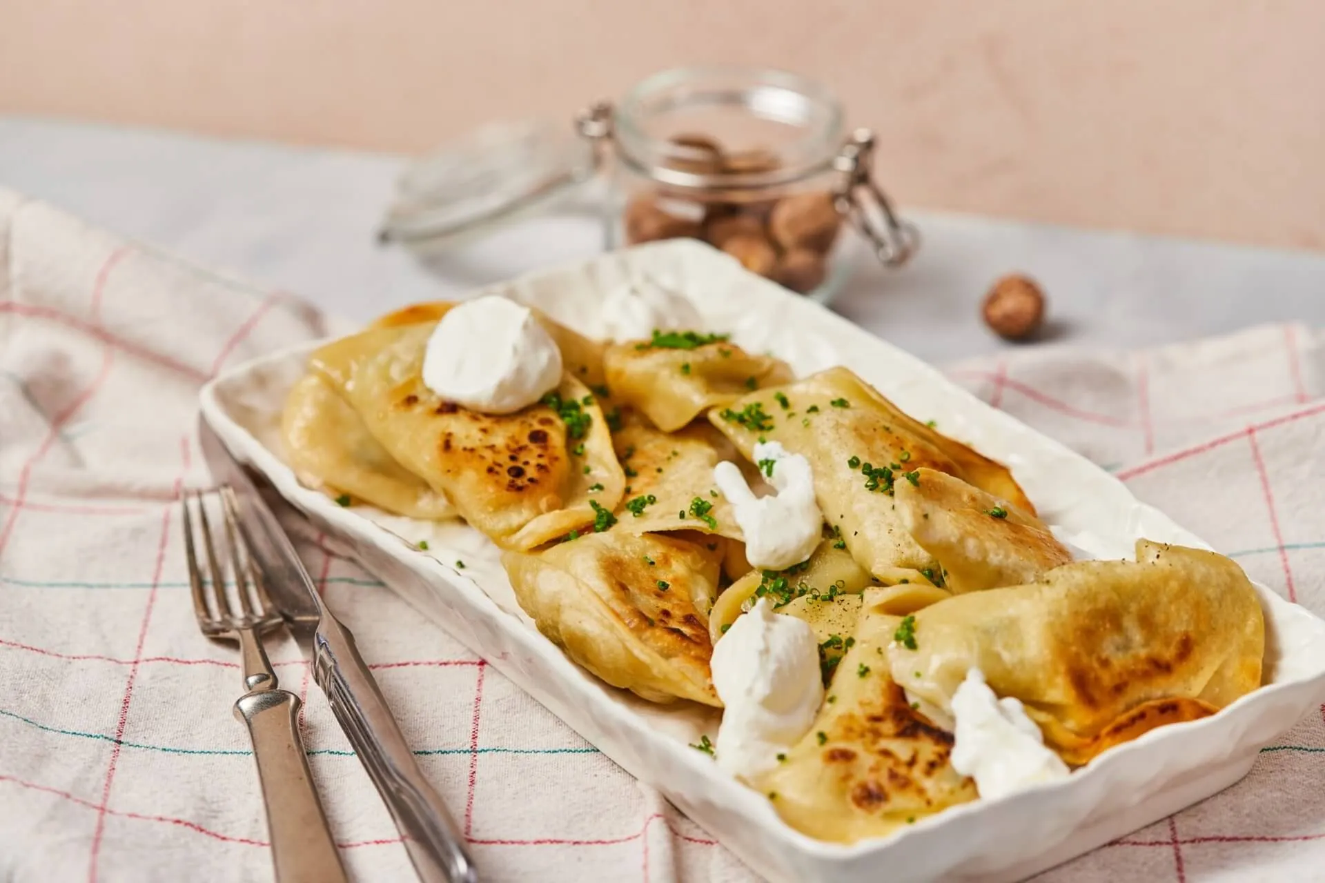 Halas cukkinis pierogi - cukkinis kaják