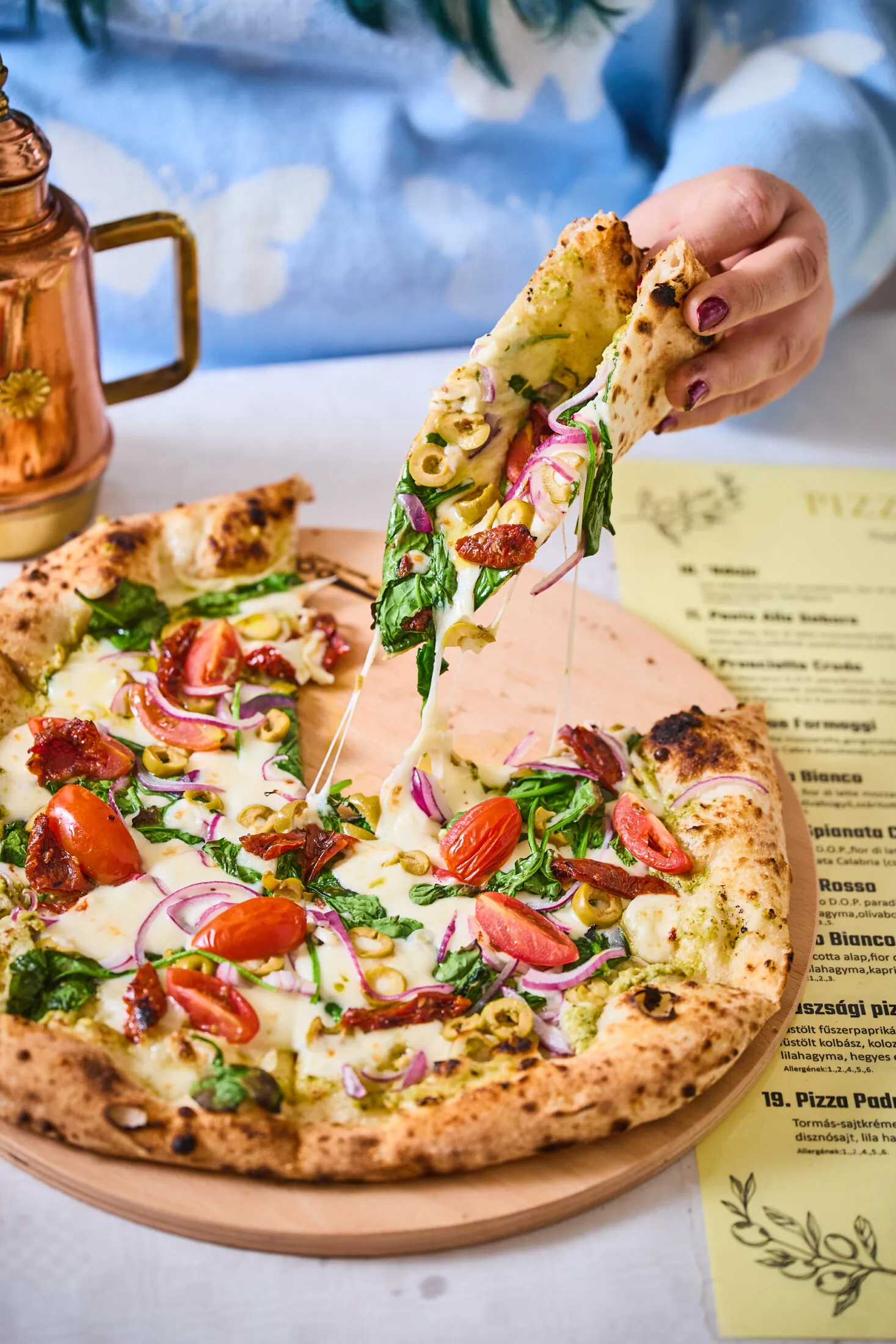 Pizza Palota Jászberény vega pizza