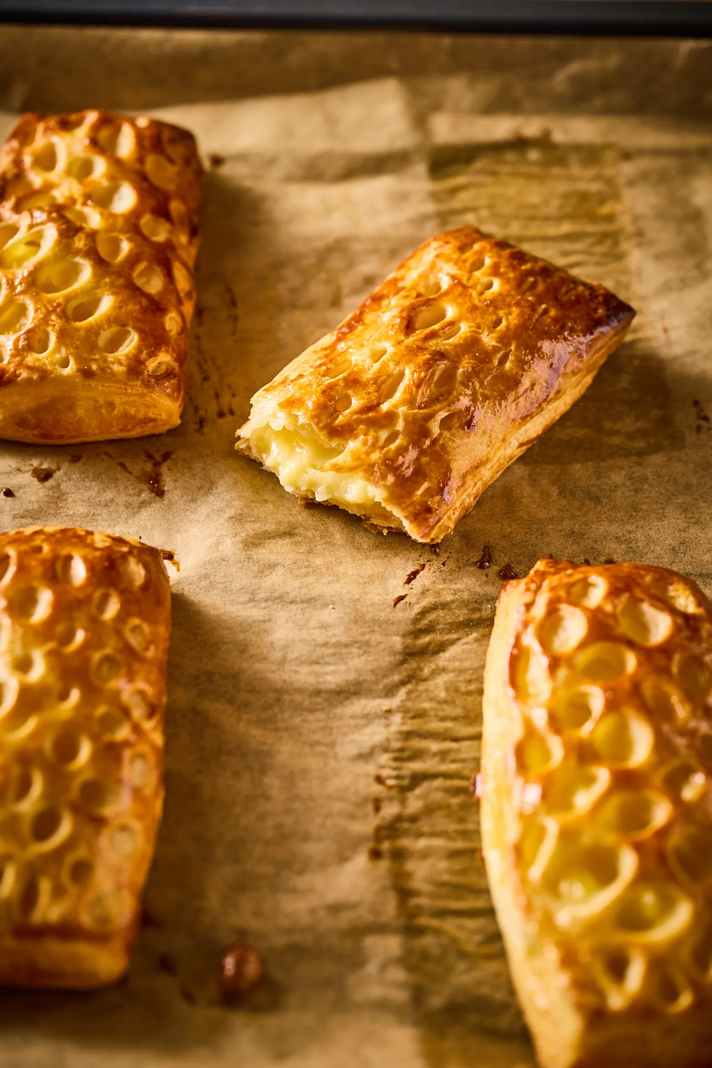 Pudingos rácsos süti recept