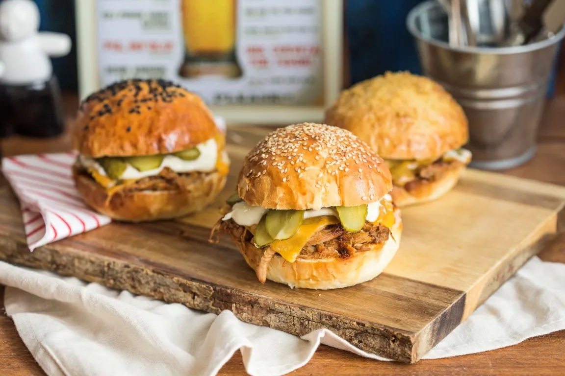 pulled pork szendvics