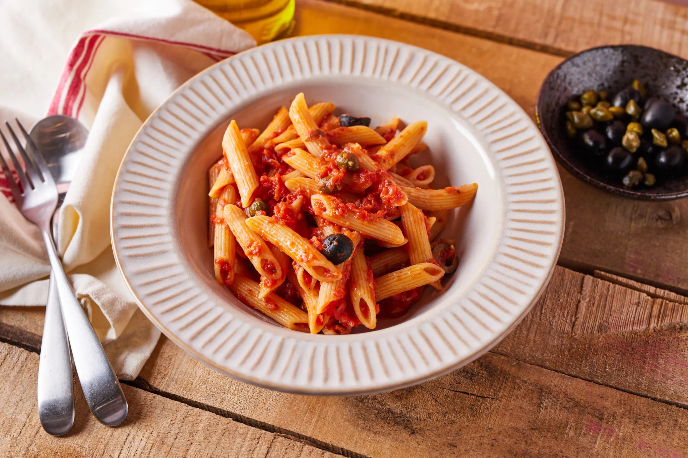 Puttanesca penne