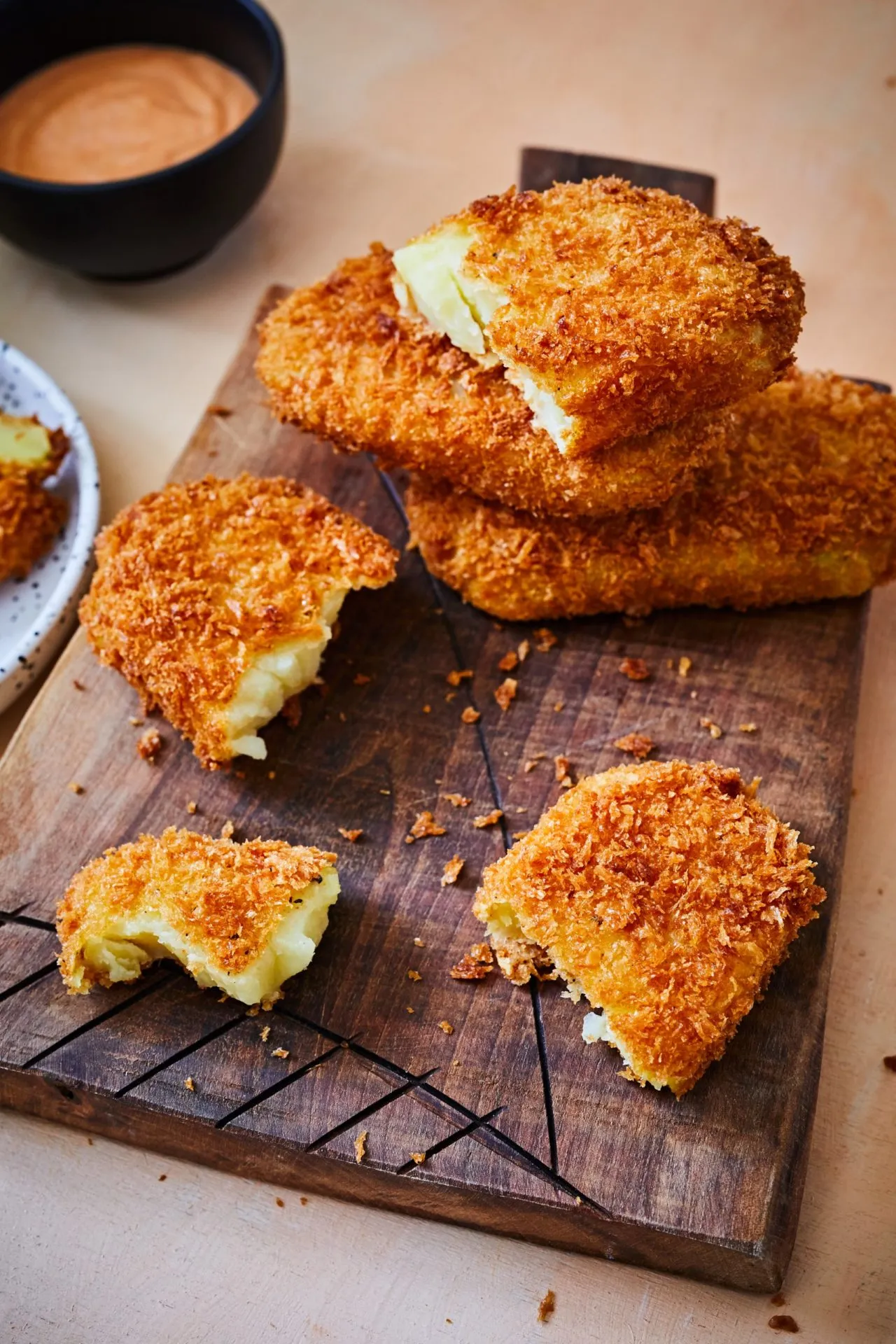 rántott burgonya - rántott zöldség