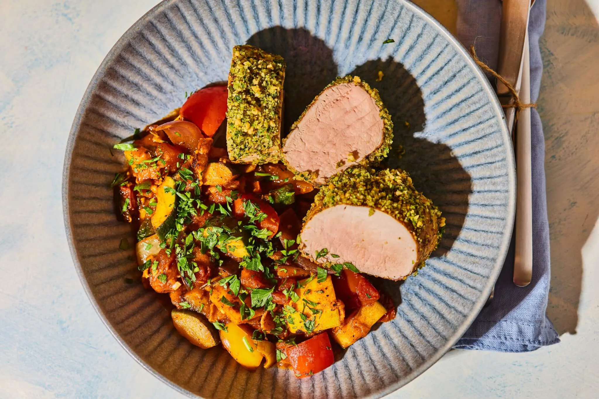 ratatouille, sertésszűz recept