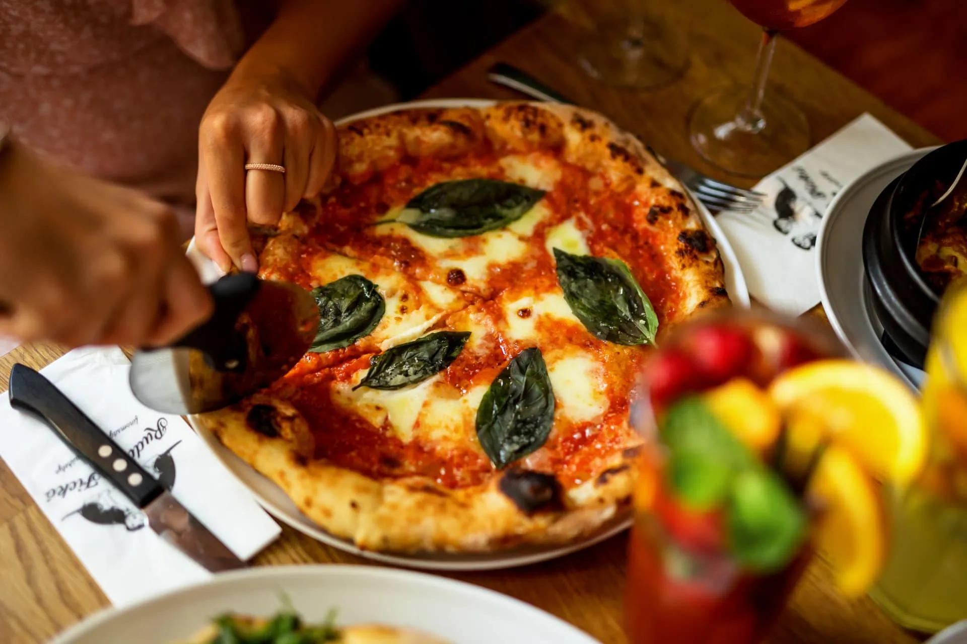 Margherita pizza