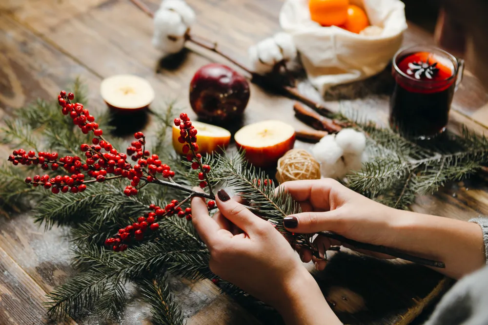 adventi koszorú, karácsony, diy, ünnep