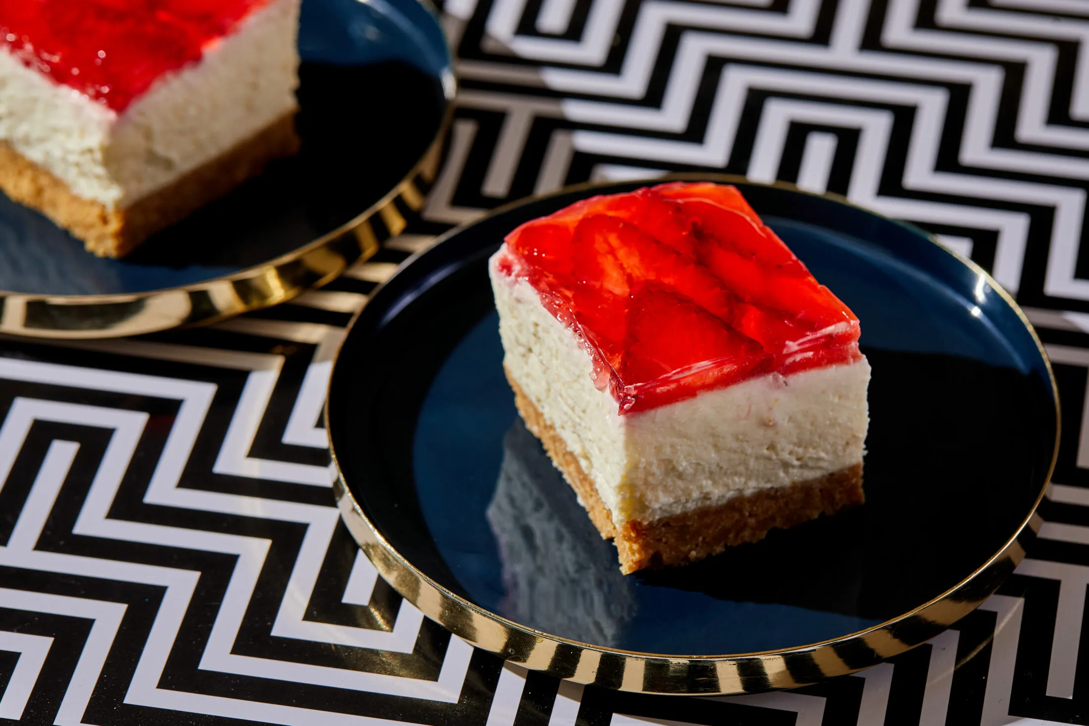 Cukormentes epres sajttorta kocka