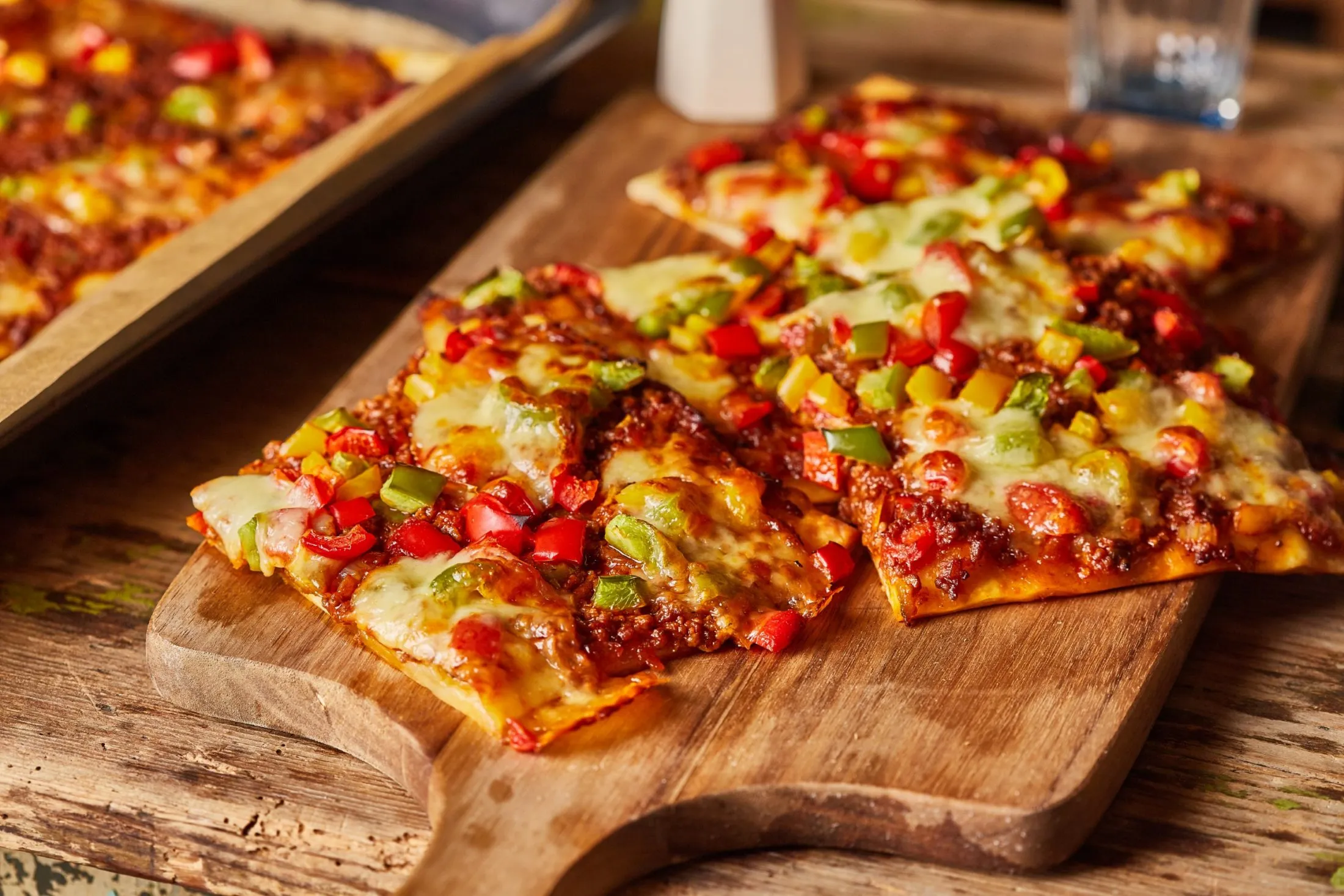 Sloppy Joe pizza