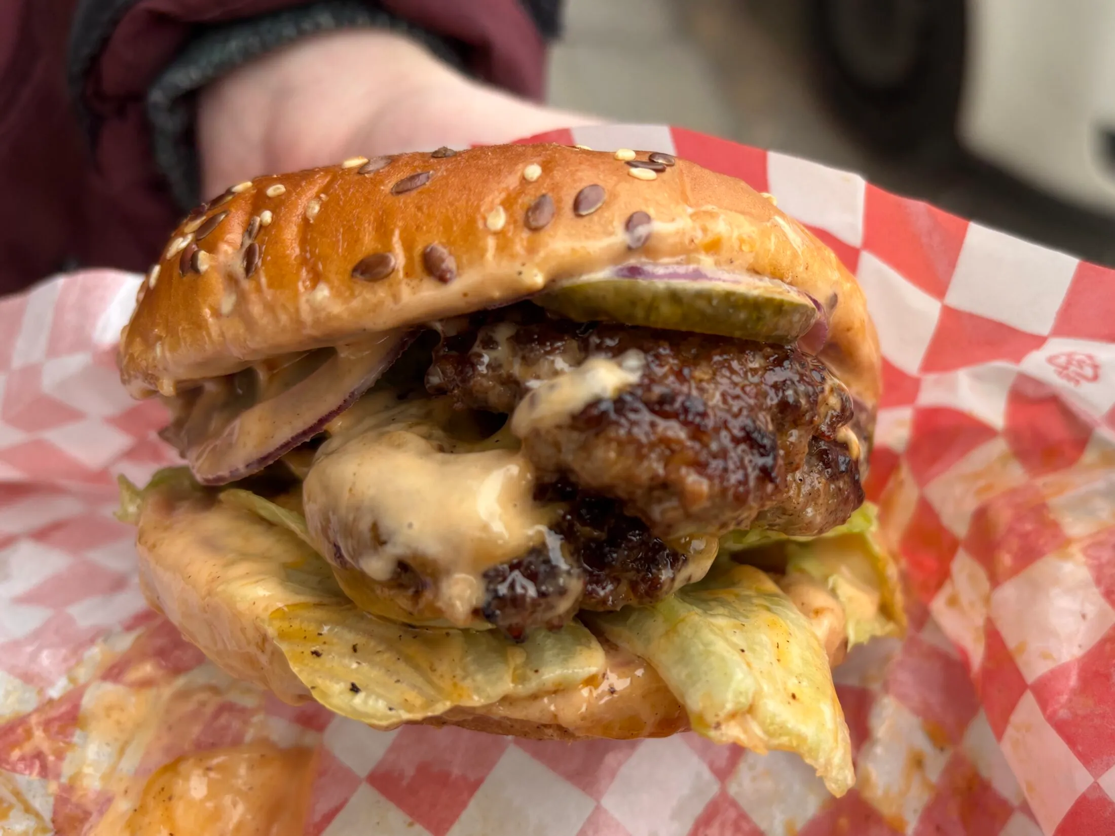 Donnie’s Burgers & Fries smashed burgere