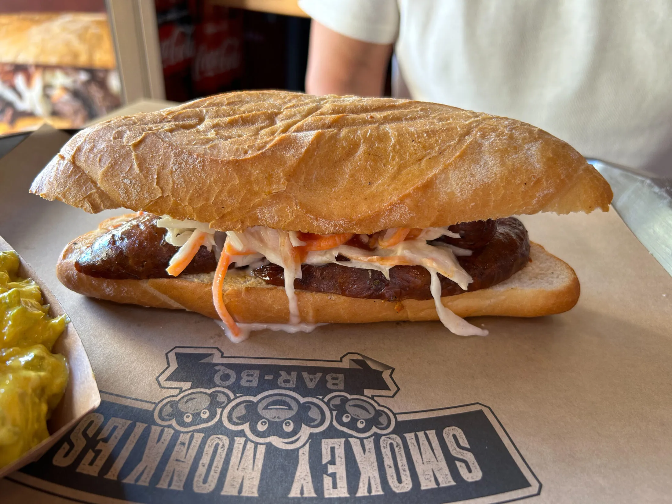 Smokey Monkies BBQ Király utca hot dog