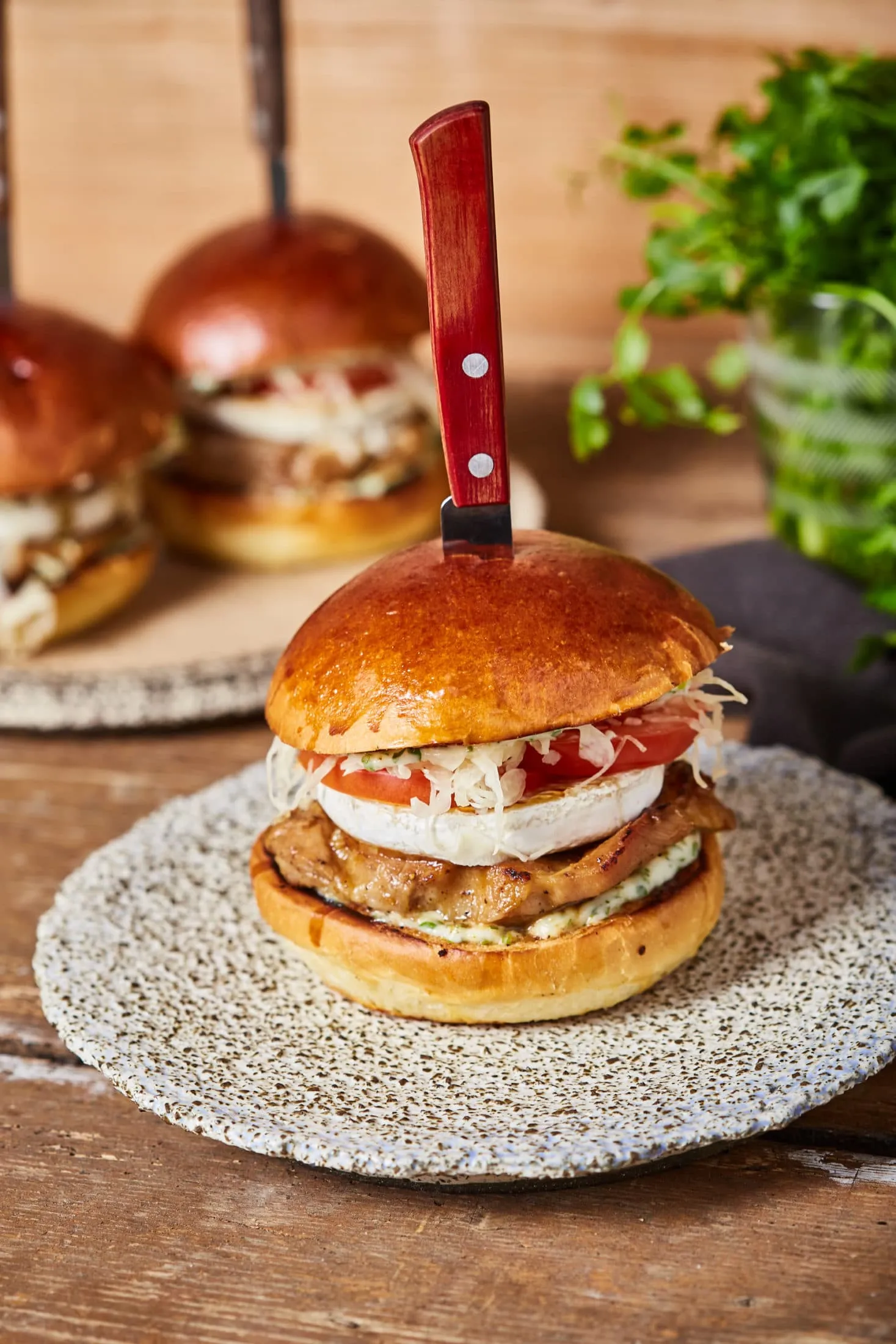 tarjás hamburger