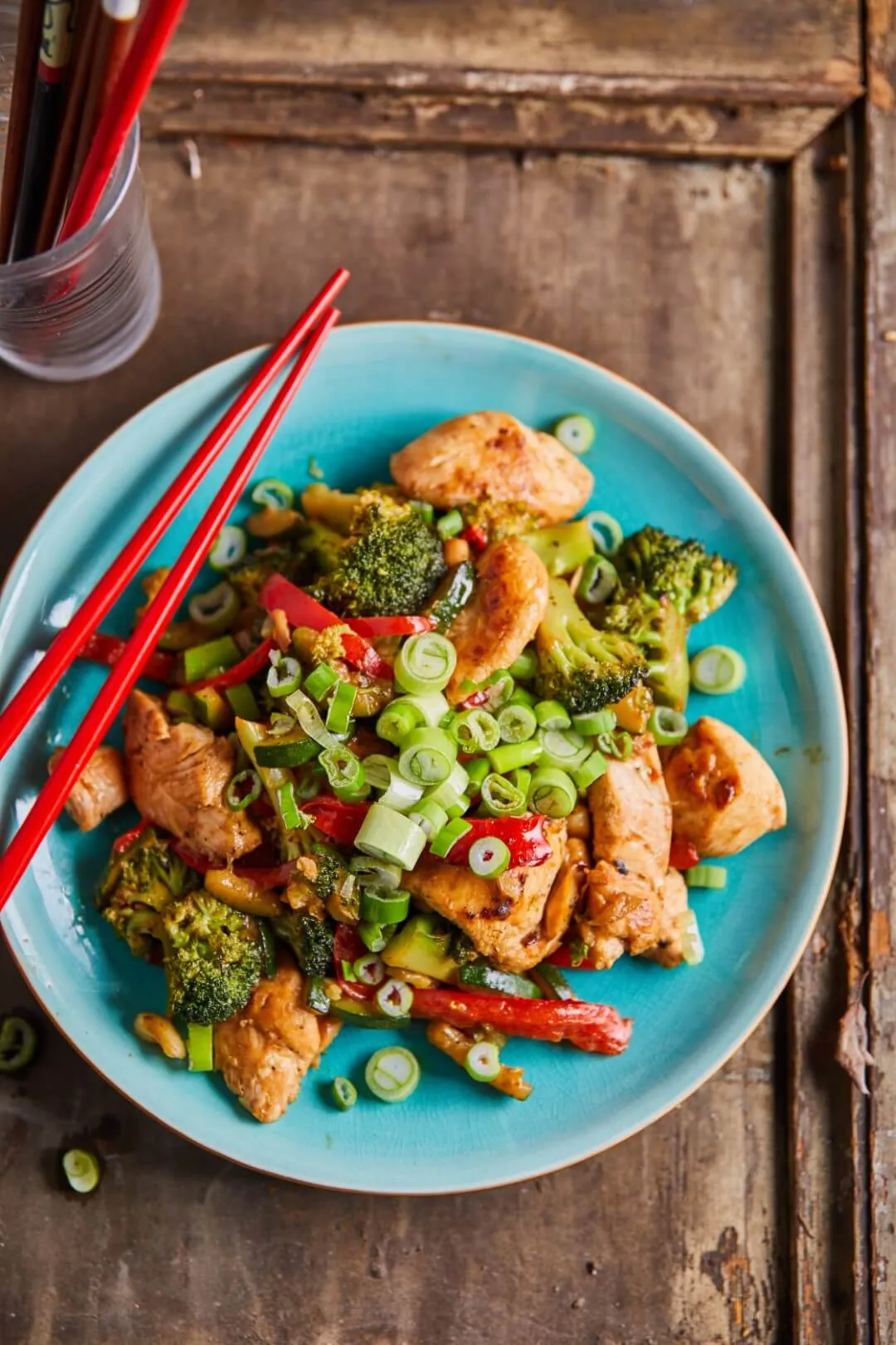 csirkés zöldséges stir fry