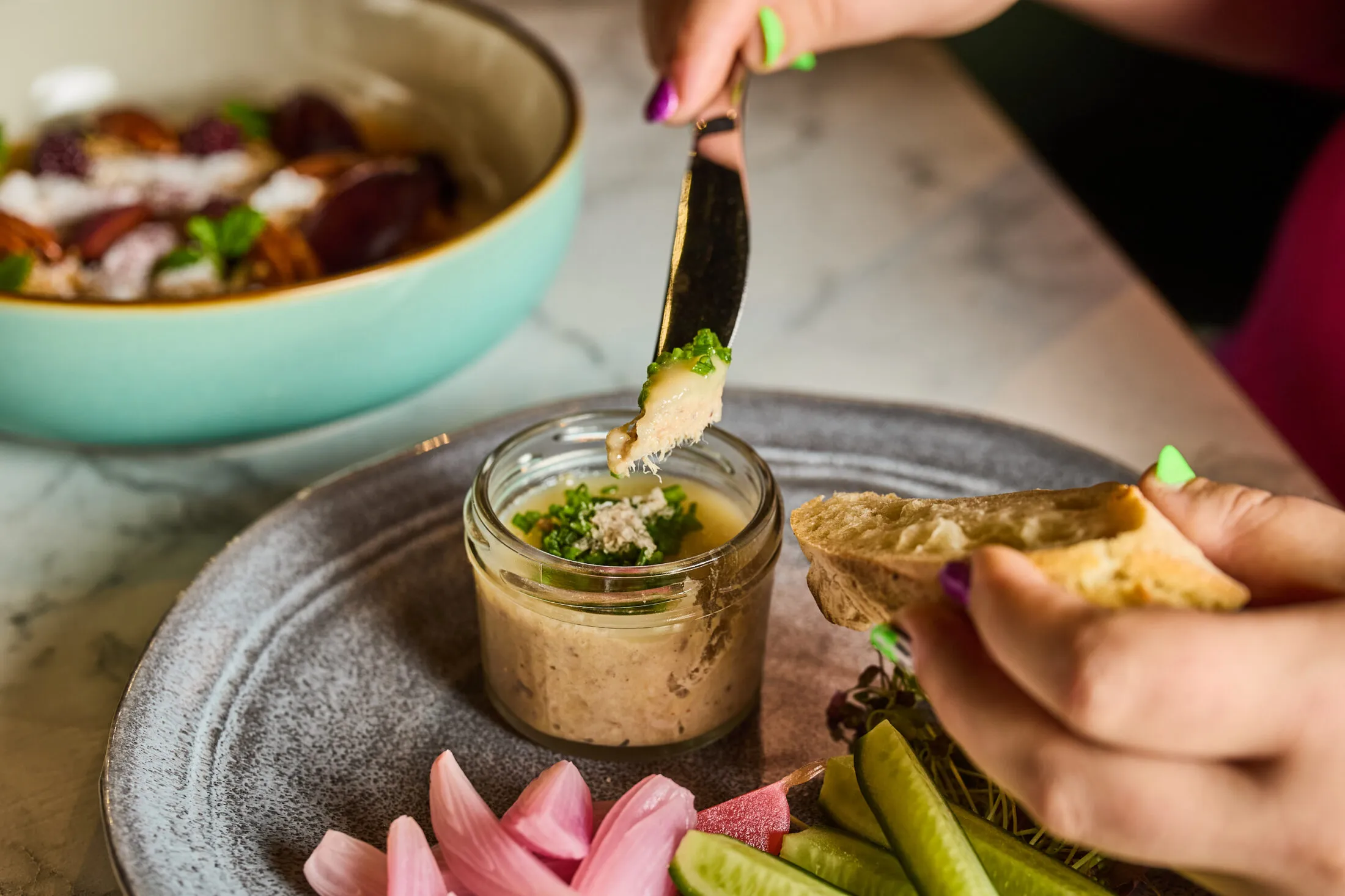 Szatmári Hotel és Étterem kacsa rillette