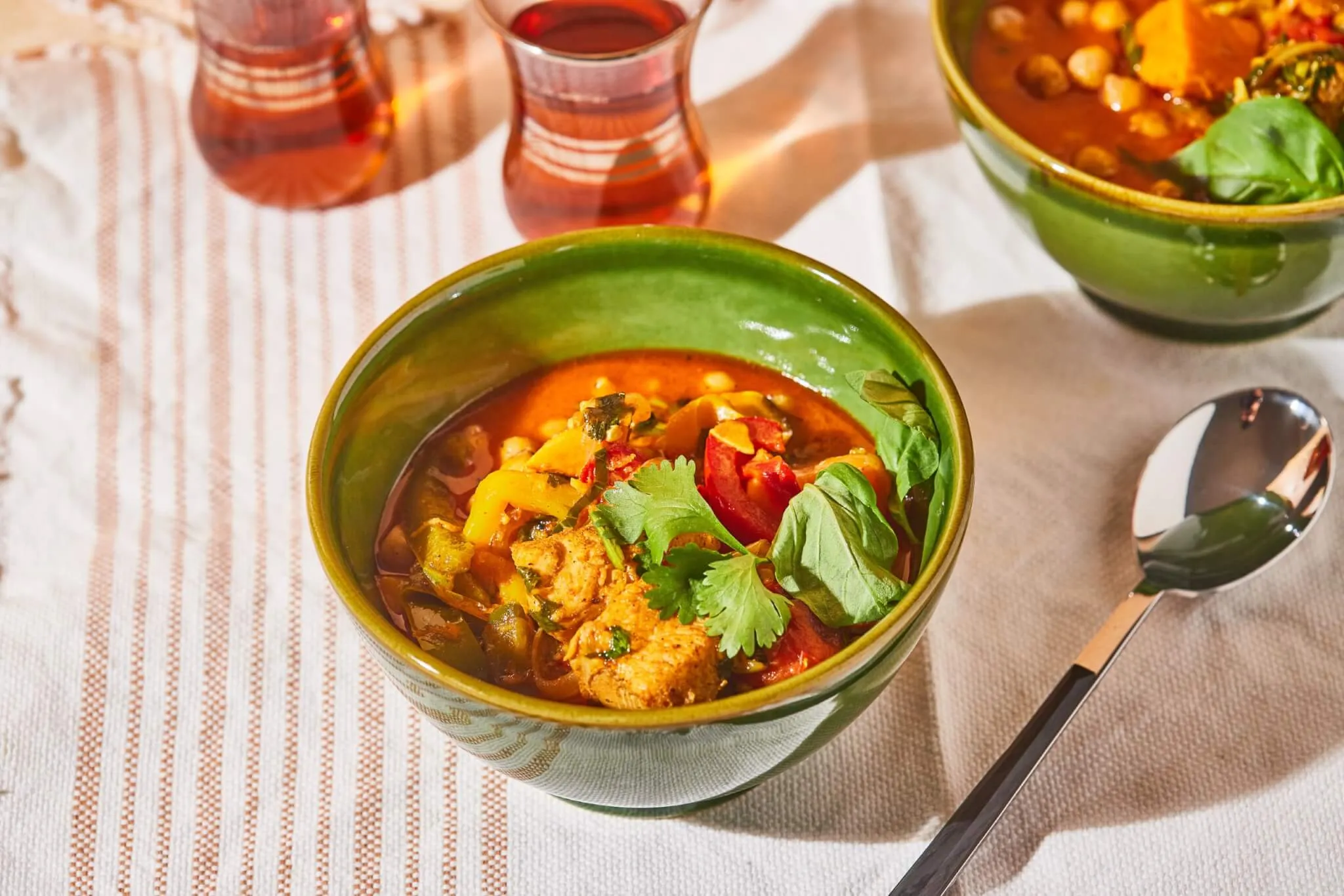 csirkés thai curry