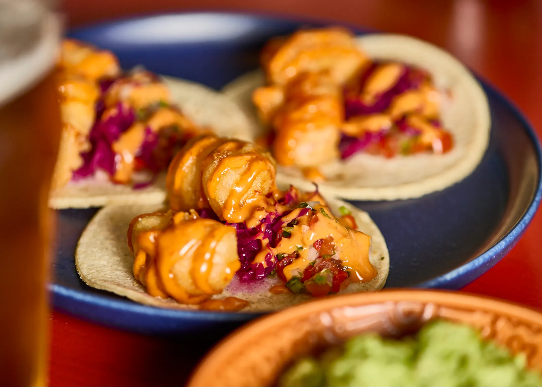 Garnélás taco a Todo Mexican Kitchen étlapjáról