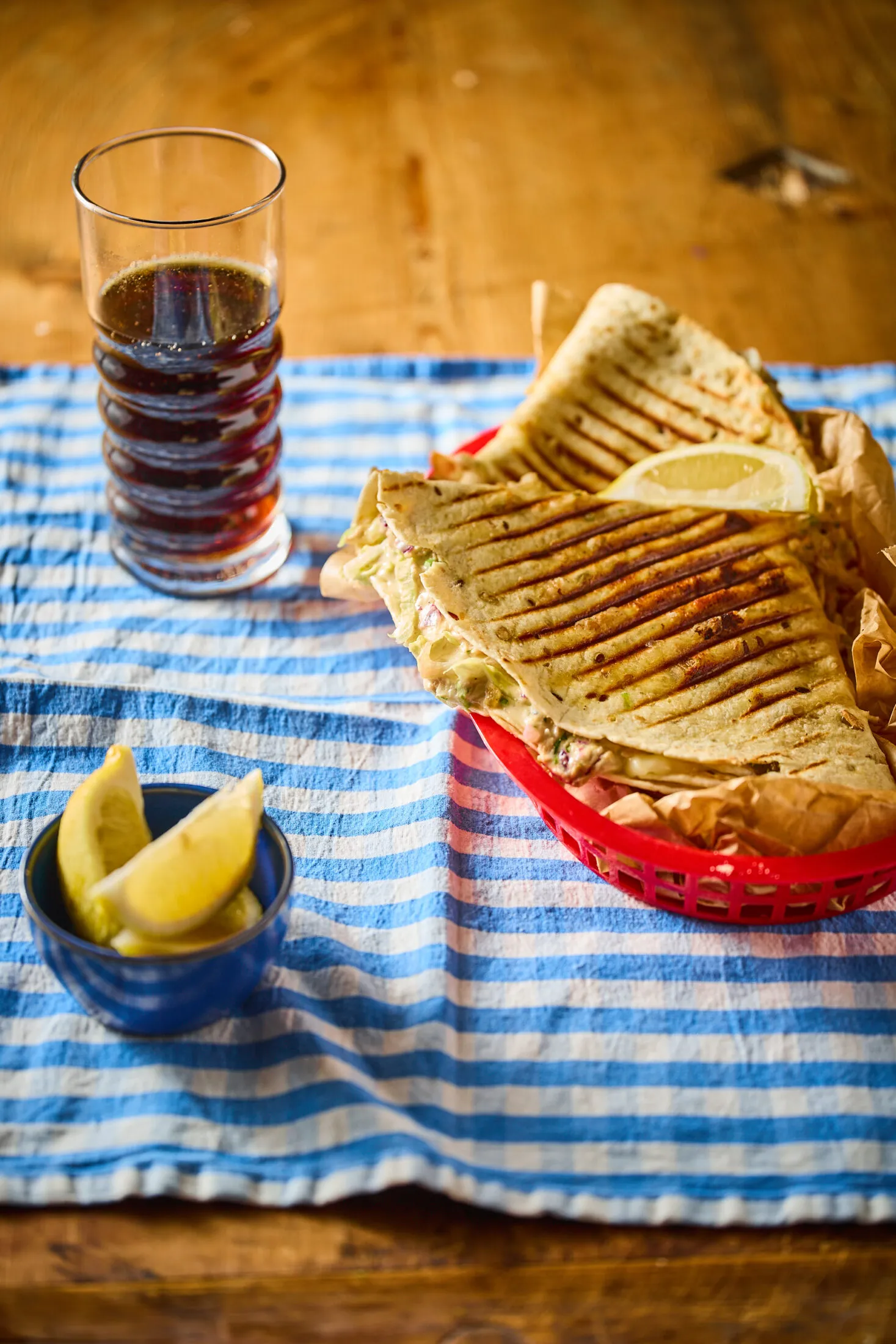 Tonhalkrémes tortillaszendvics
