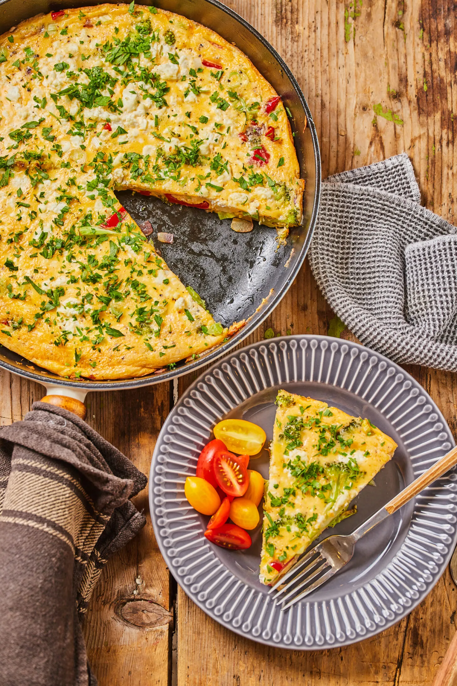 turos-brokkolis-frittata