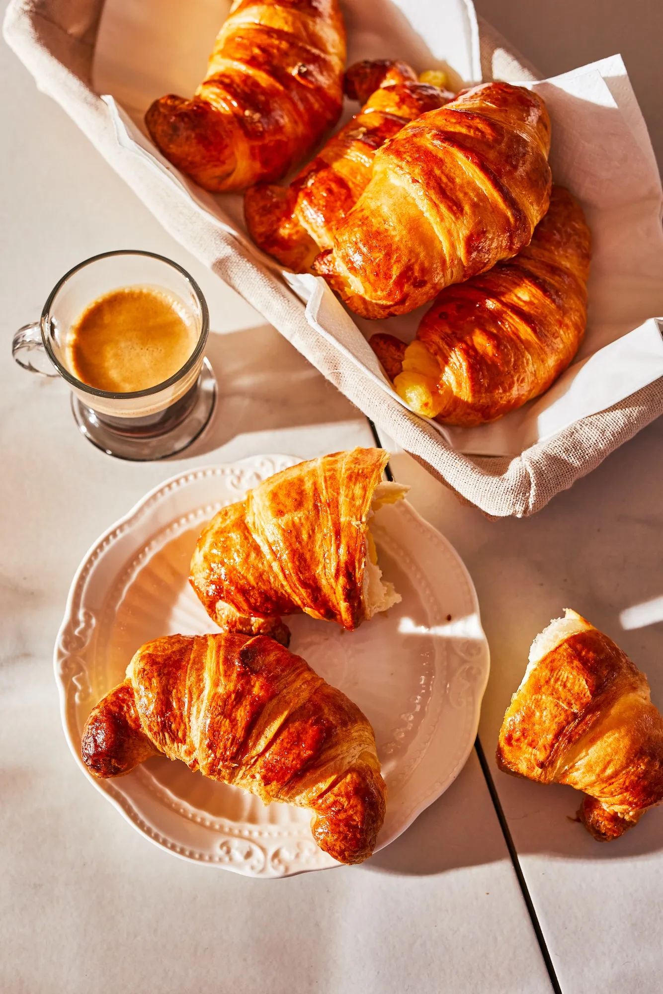 vaníliapudingos croissant