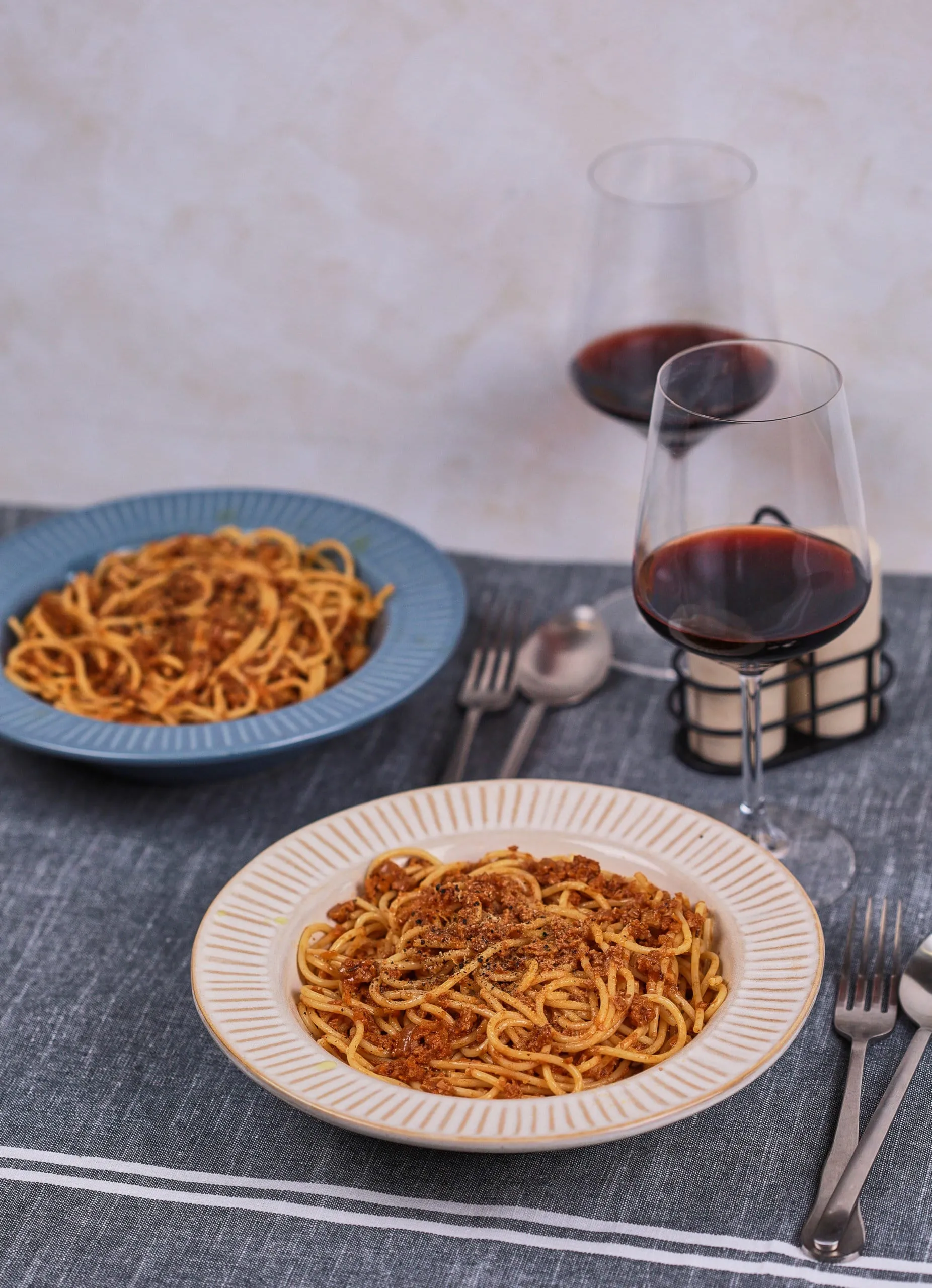 vegán bolognai spagetti