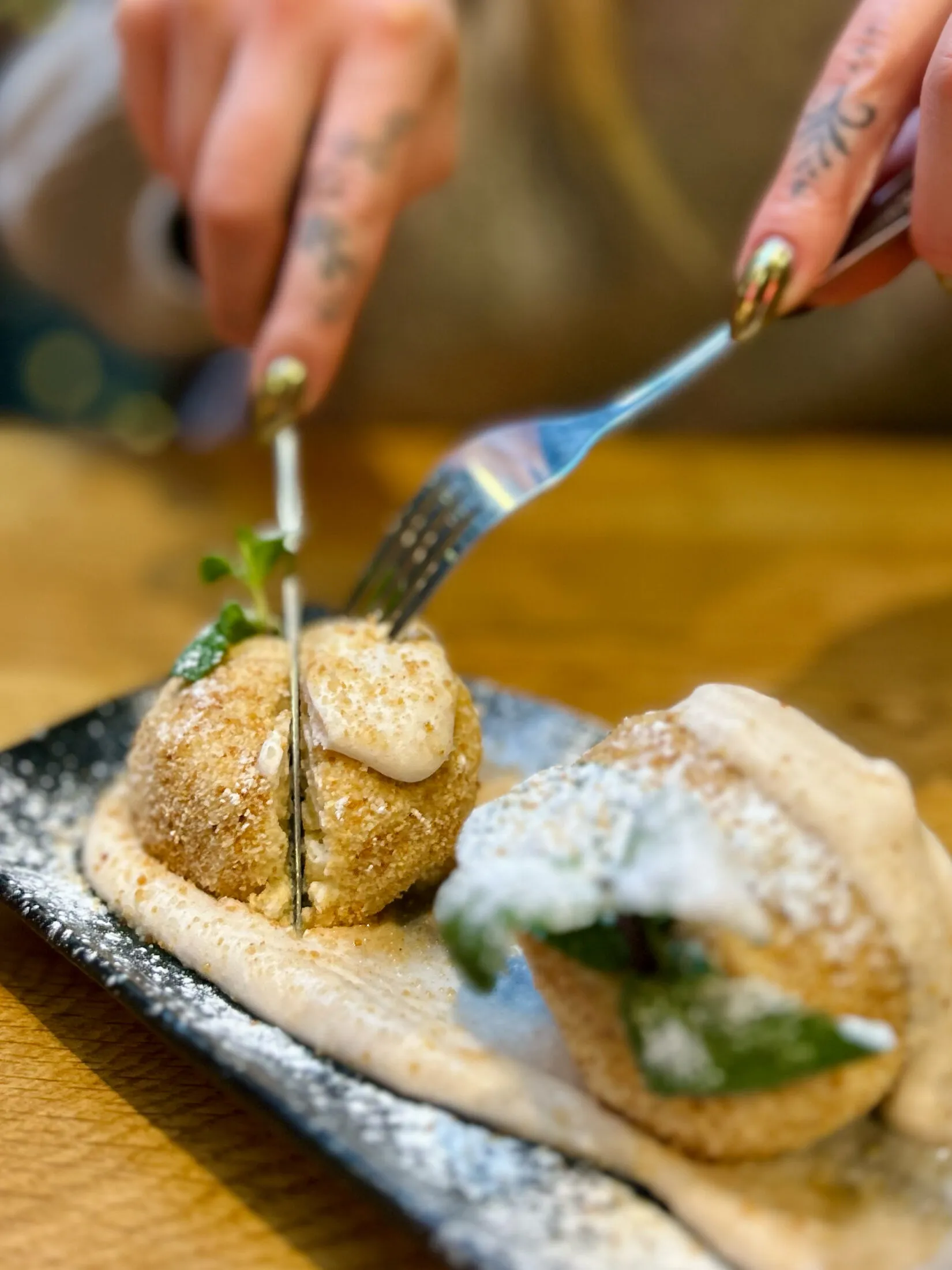 Vegan Garden Budapest túrógombóc
