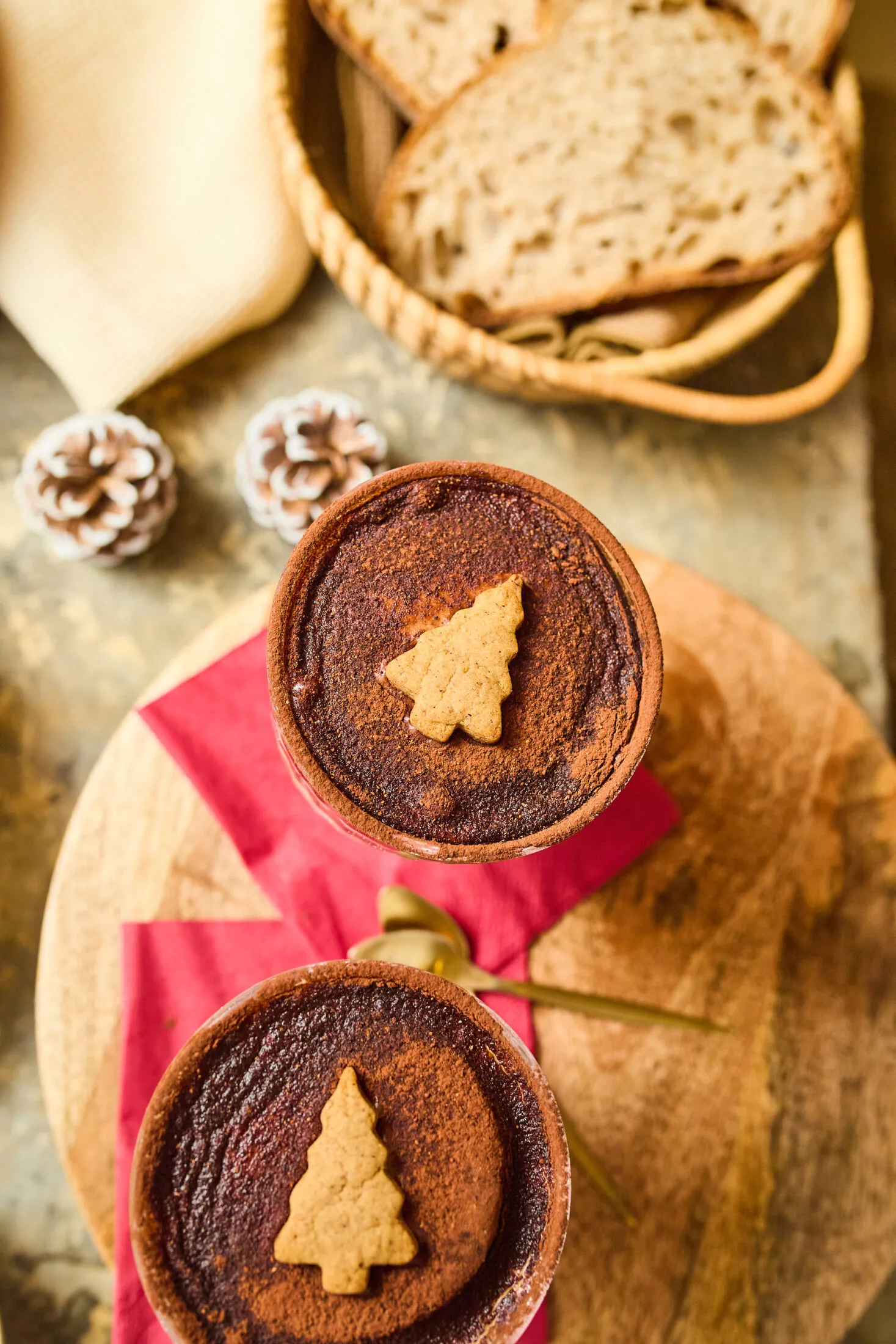 Vegán mézeskalácsos tiramisu pohárkrém