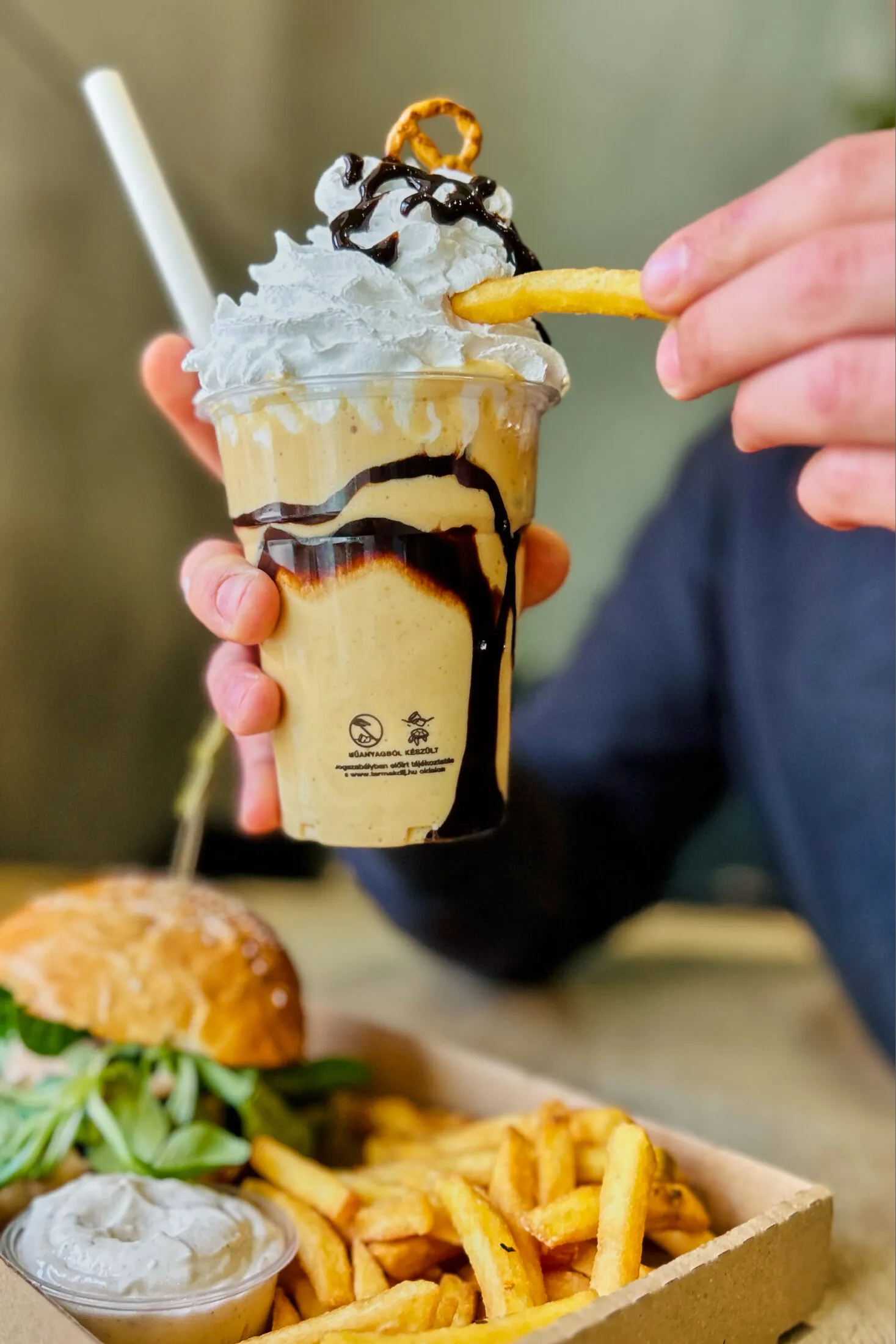 Vegan Love karamellás shake