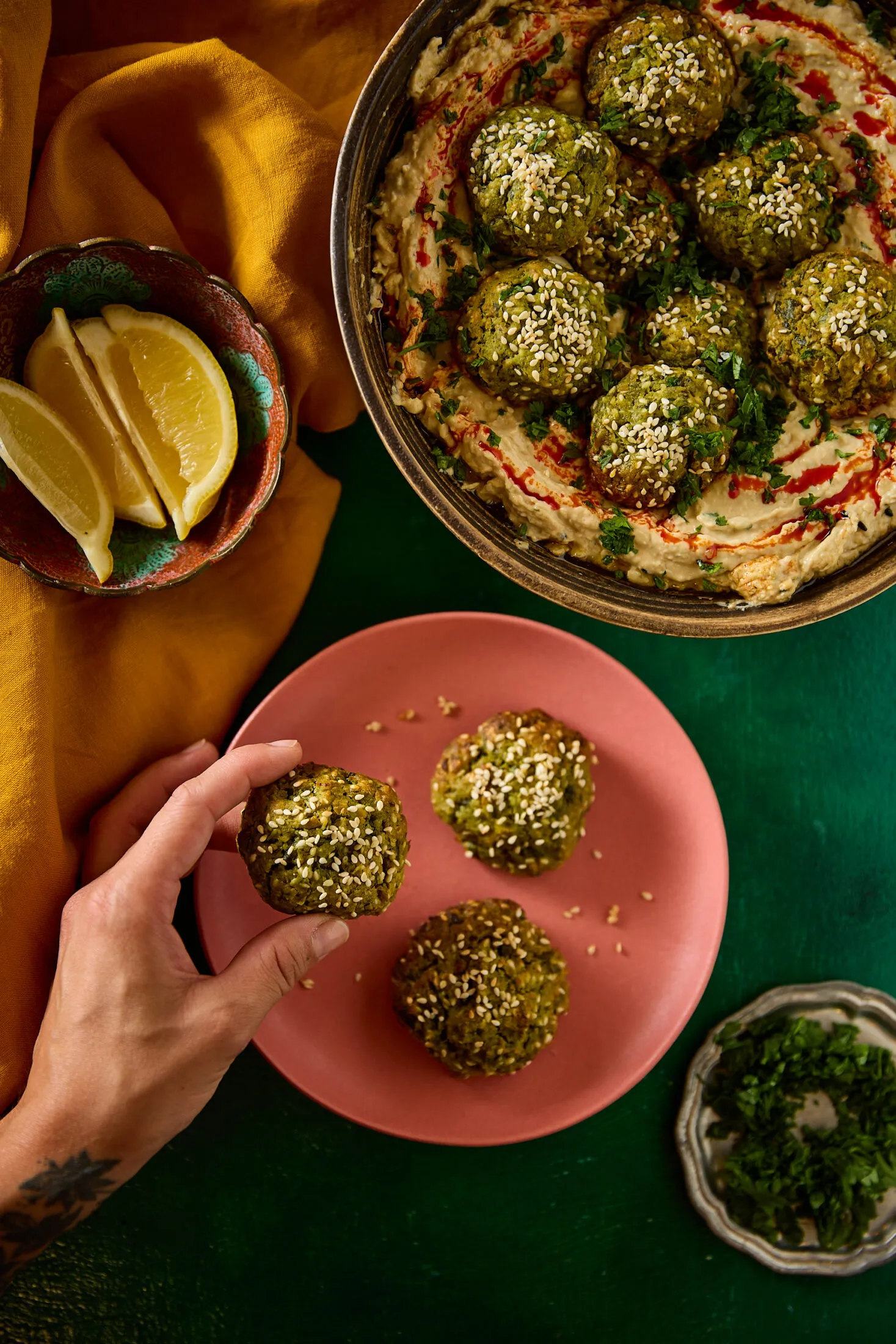 zoldborsos-falafel