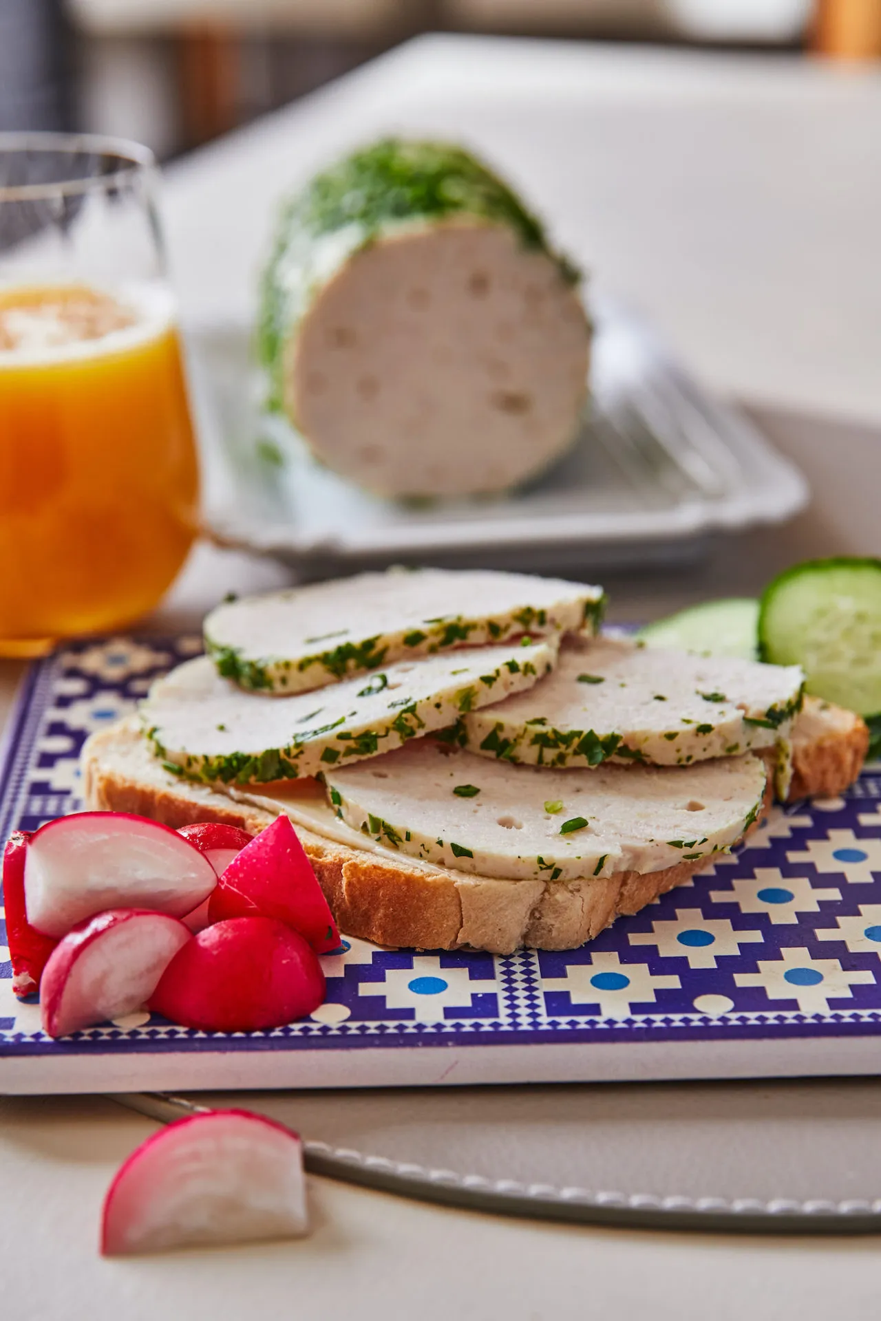 Zöldfűszeres csirkemellsonka