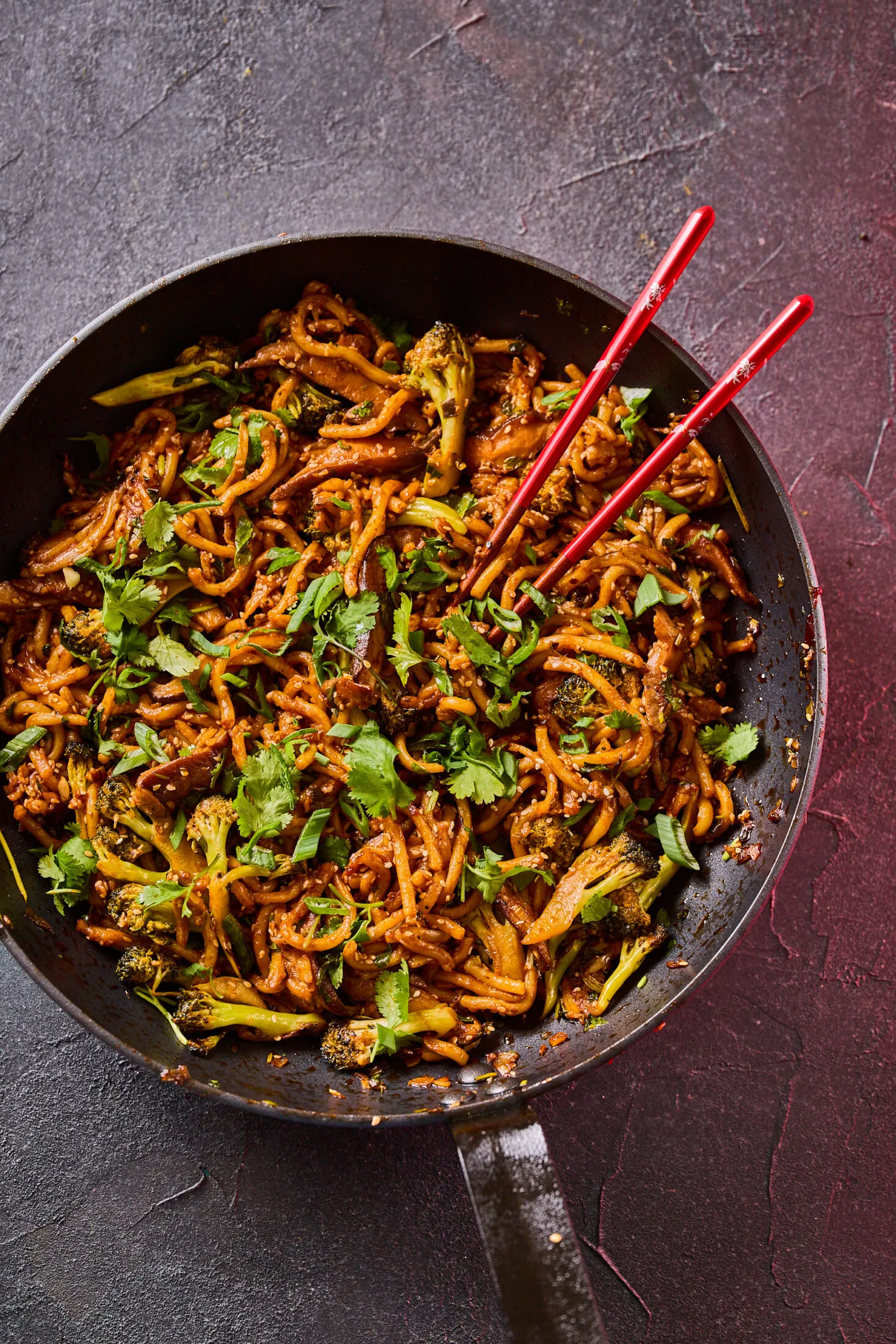 Zöldséges-chilis udon